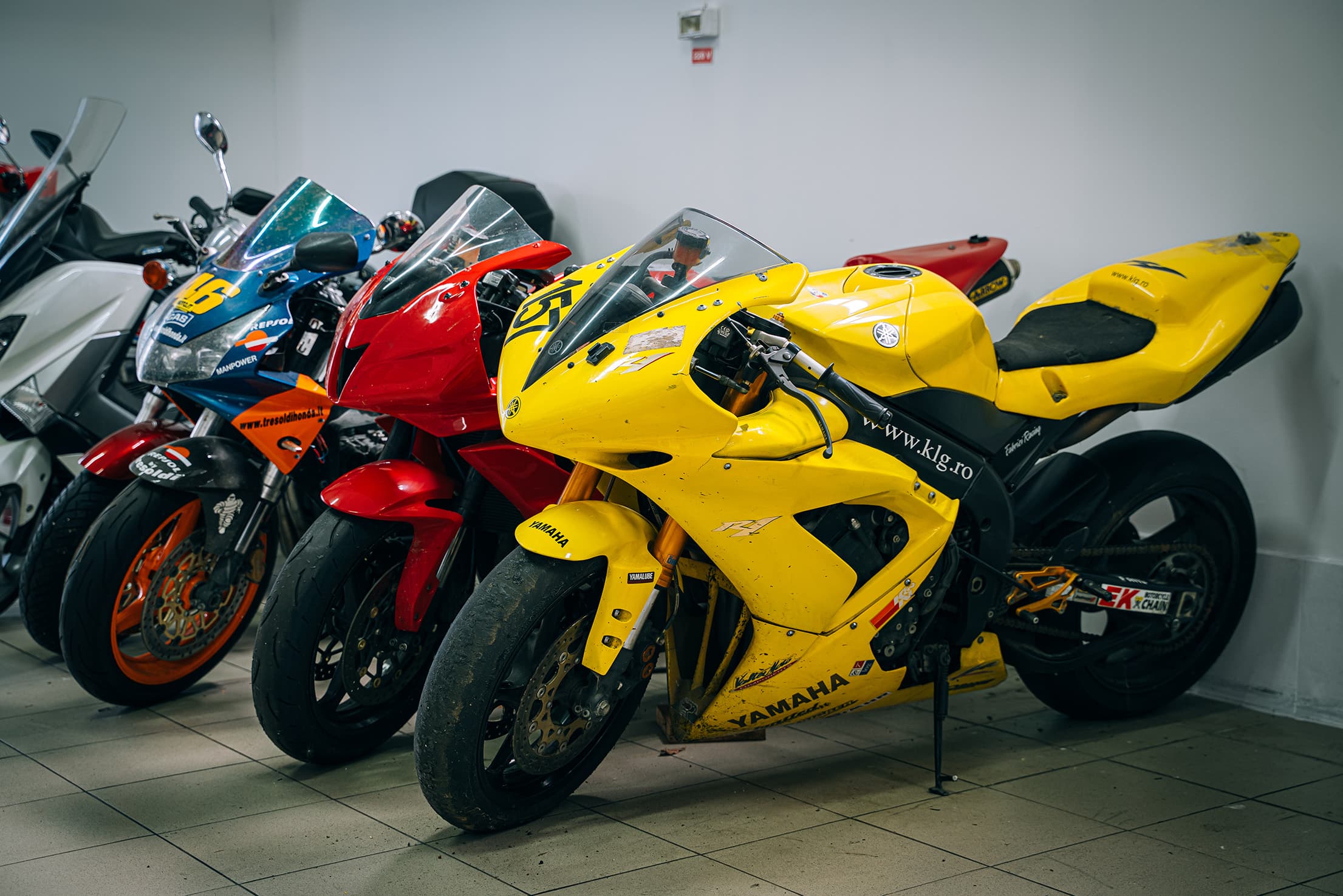 Reparație motocicletă